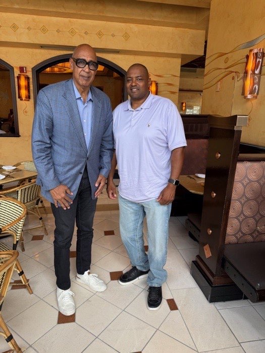 Cedric in casual meeting