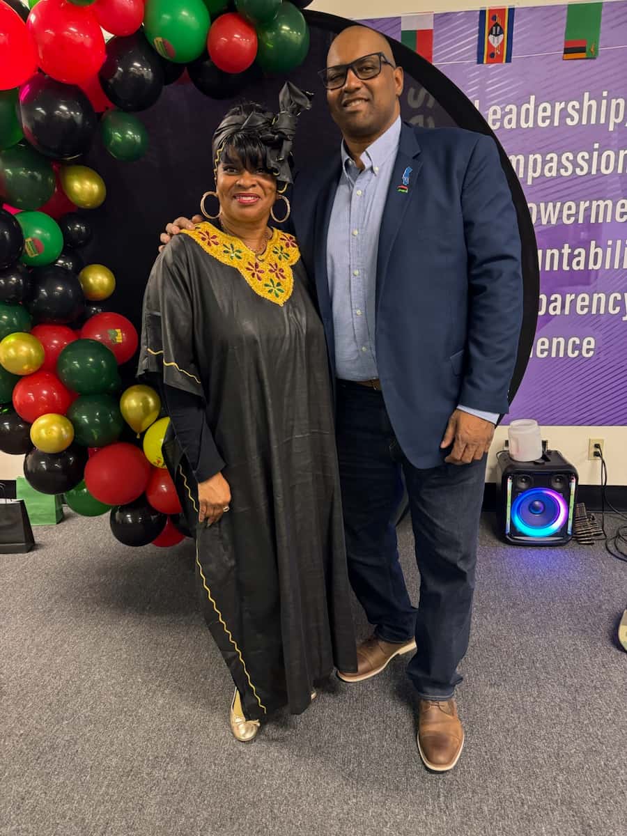 Cedric at cultural leadership celebration